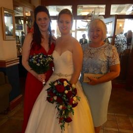 At Brynne Mcleods wedding With Catriona Morrison