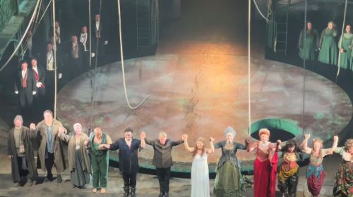 John Findon singing at the Edinburgh festival theatre 2022